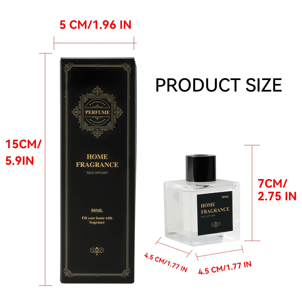 Hot 50ml Reed Diffuser Essential Oil Volatile Hilton Shangri-La Hotel Rattan Aromatherapy Air Freshener Fragrance Home Perfume