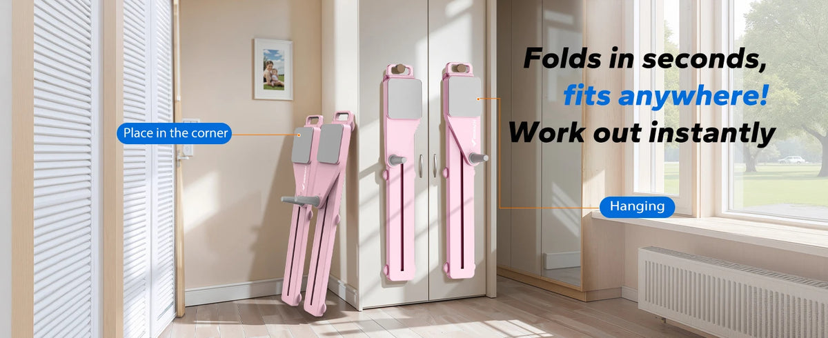MERACH Pilates Board Multifunctional Abdominal Plate Detachable Ab Trainer with Anti-Slip Design Portable Pilates Reformer