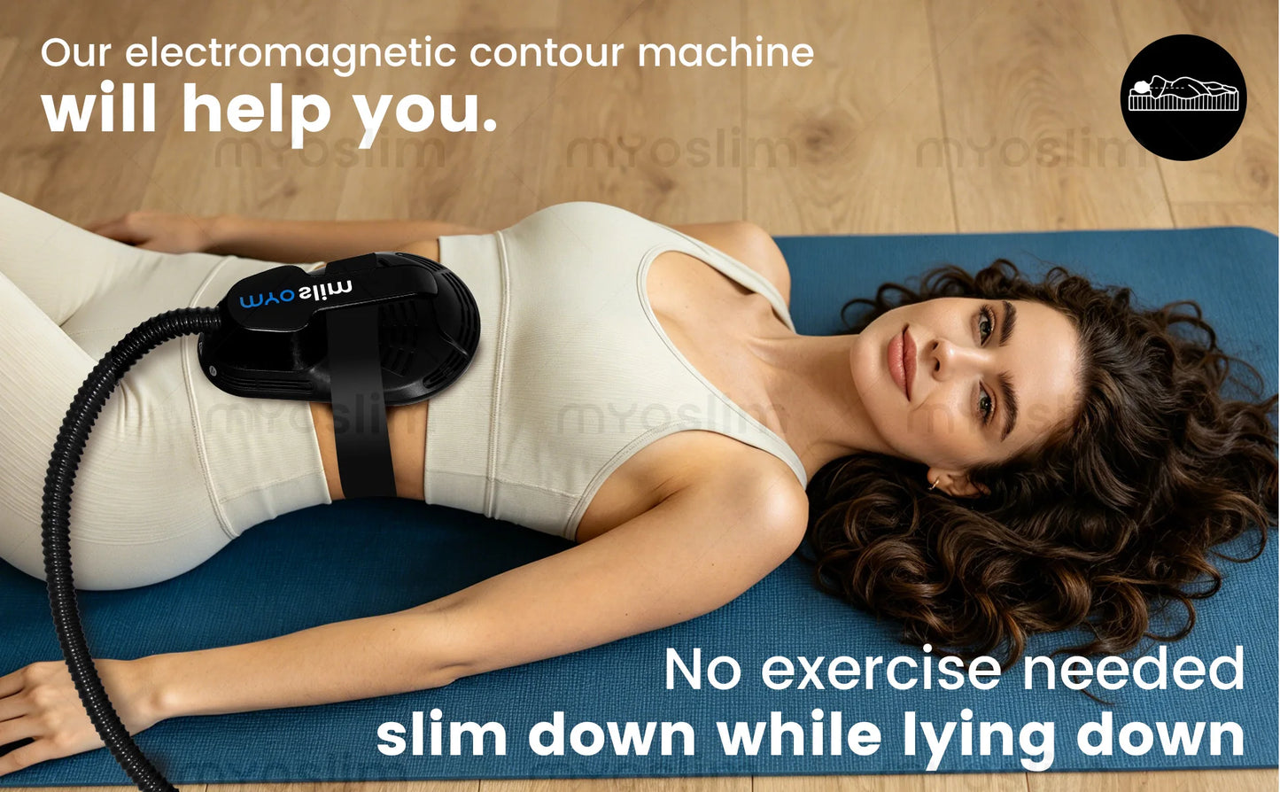 EMS Body Sculpting Machine MYOslim Muscle Building Fat Burning Abdominal Sculpting 15T 6500W Weight Lose Machine