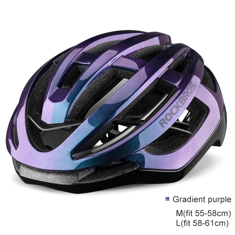 ROCKBROS Bike Helmet MTB Road Cycling Hemets Integrally-molded Men Women Breathable Ventilation Sport Ultralight Bicycle Helmet