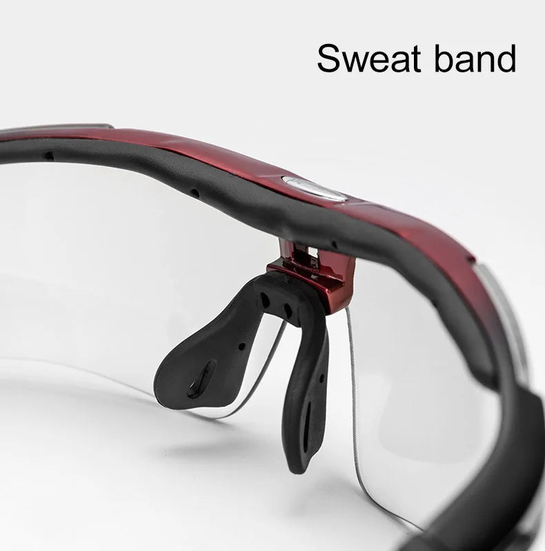 ROCKBROS Photochromic Bicycle Glassess Cycling Glasses Polarized Sunglasses Myopia Frame MTB Mountain UV400 Bicycle Goggles