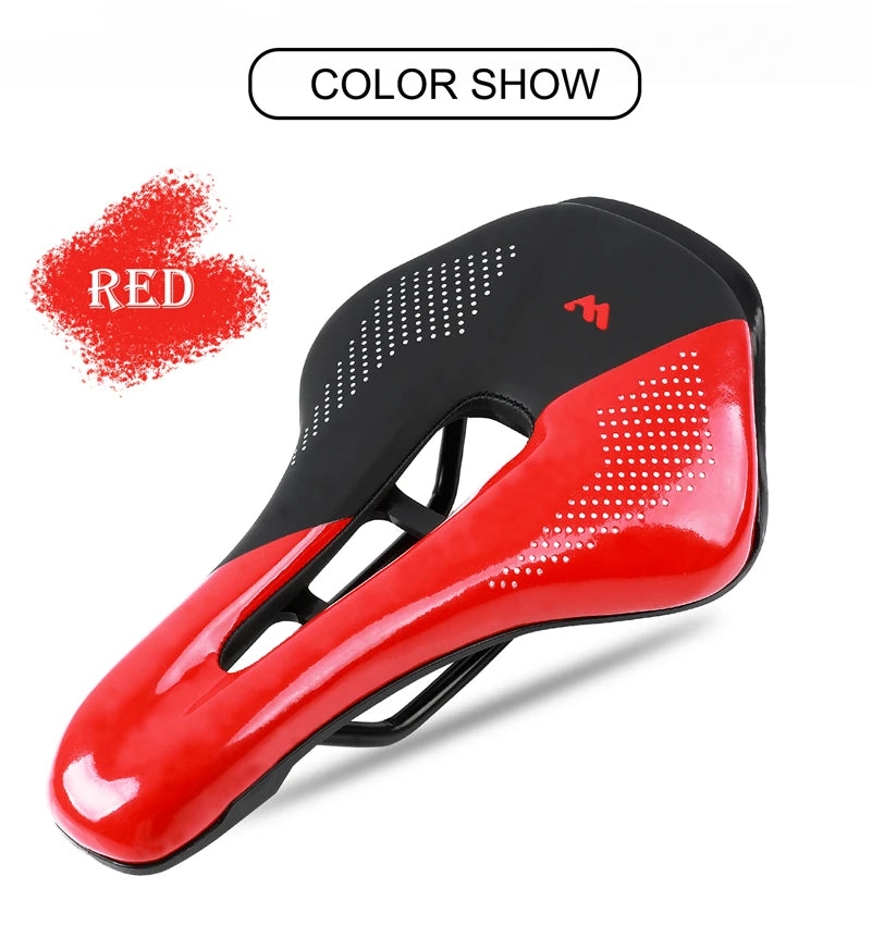 WEST BIKING Bicycle Saddle Hollow Breathable Road Bike Seat Ultralight Durable Shockproof Bicycle Seat Cushion Cycling Parts