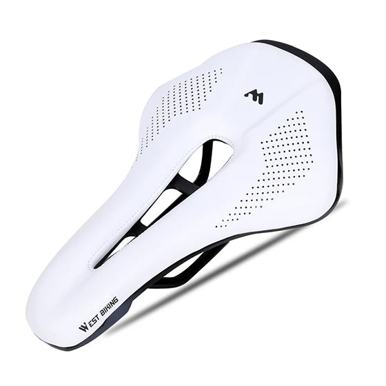 WEST BIKING Bicycle Saddle Hollow Breathable Road Bike Seat Ultralight Durable Shockproof Bicycle Seat Cushion Cycling Parts