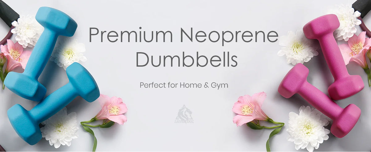 Anti Slip Hexagon Dumbbells Neoprene Coated Free Weight Set of 2 Pairs for Home Gym Strength Training Fitness Equipment Men Women Beginners Workout Anti Roll Design Dumbbell Hand Weights for Strength Resistance Training
