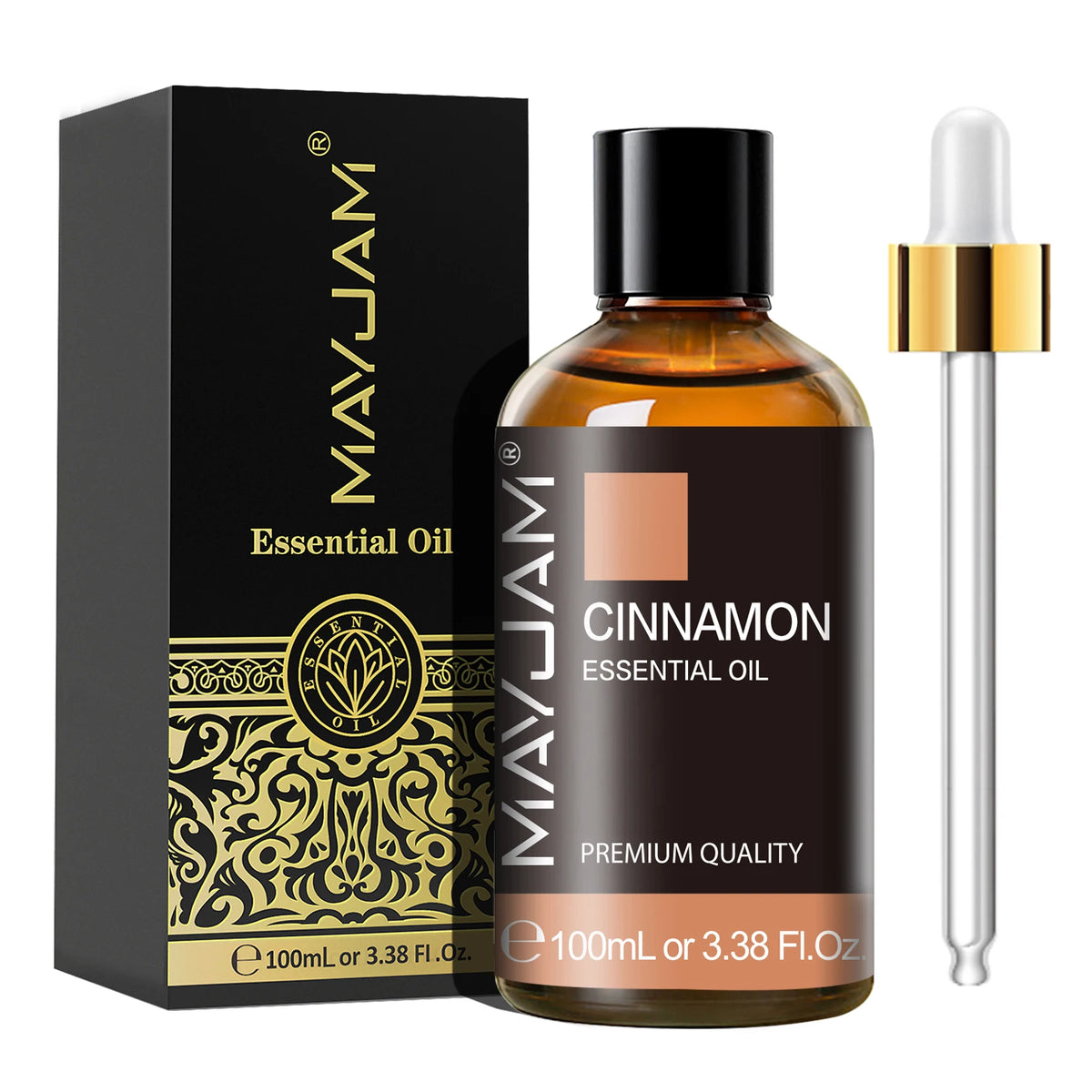 MAYJAM Lavender Vanilla Ylang Ylang Essential Oil Pure Natural Undiluted, 100ml Aroma Oil Peppermint Sandalwood Frankincense Rose Lemongrass Patchouli for Humidifier Diffuser Making Scented Candle ,Geranium Citronella Ginger