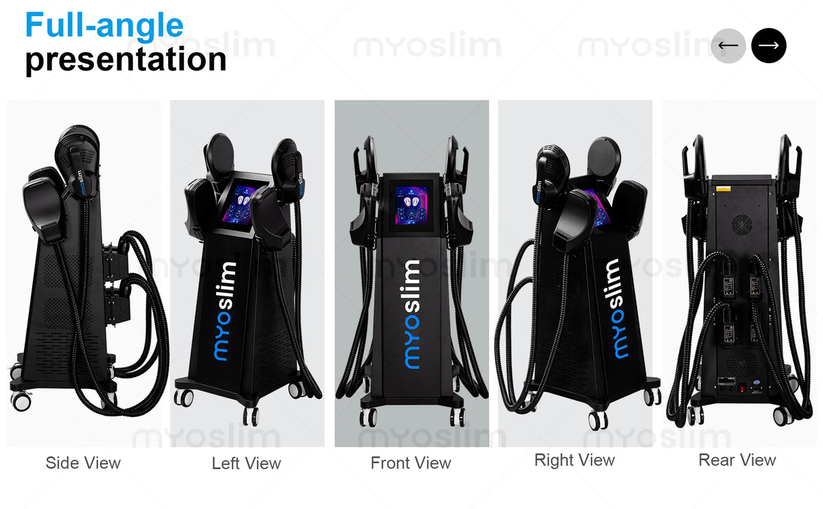 EMS Body Sculpting Machine MYOslim Muscle Building Fat Burning Abdominal Sculpting 15T 6500W Weight Lose Machine