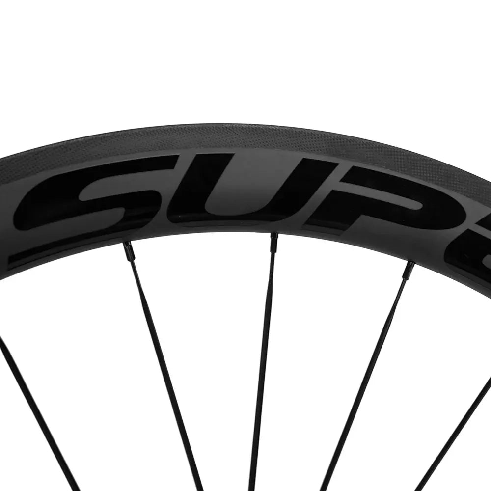 UCI Approved NEW SUPERTEAM Big Discount 50mm Tubeless Carbon Wheelset Road Bike Wheel 700C Carbon Bike Wheels High TG