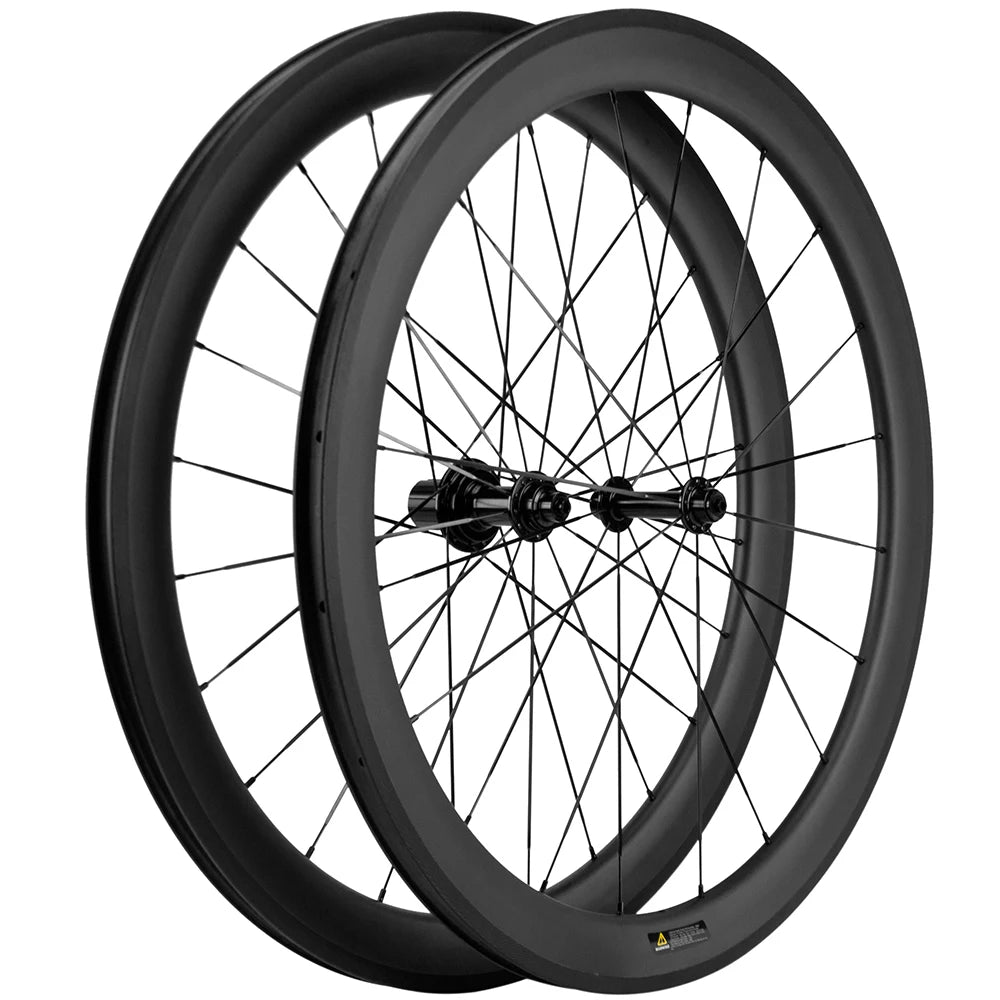 SUPERTEAM 50mm Clincher Tubeless Carbon Wheelset Road Bicycle Wheel 700C UCI Approved Carbon Rim