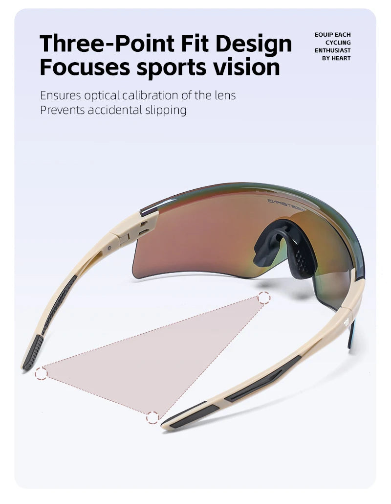WEST BIKING Aero Beak Man Cycling Glasses Sports Sunglasses Road Bike Mountain TR90 Bicycle Glasses Riding Goggle Sports Eyewear