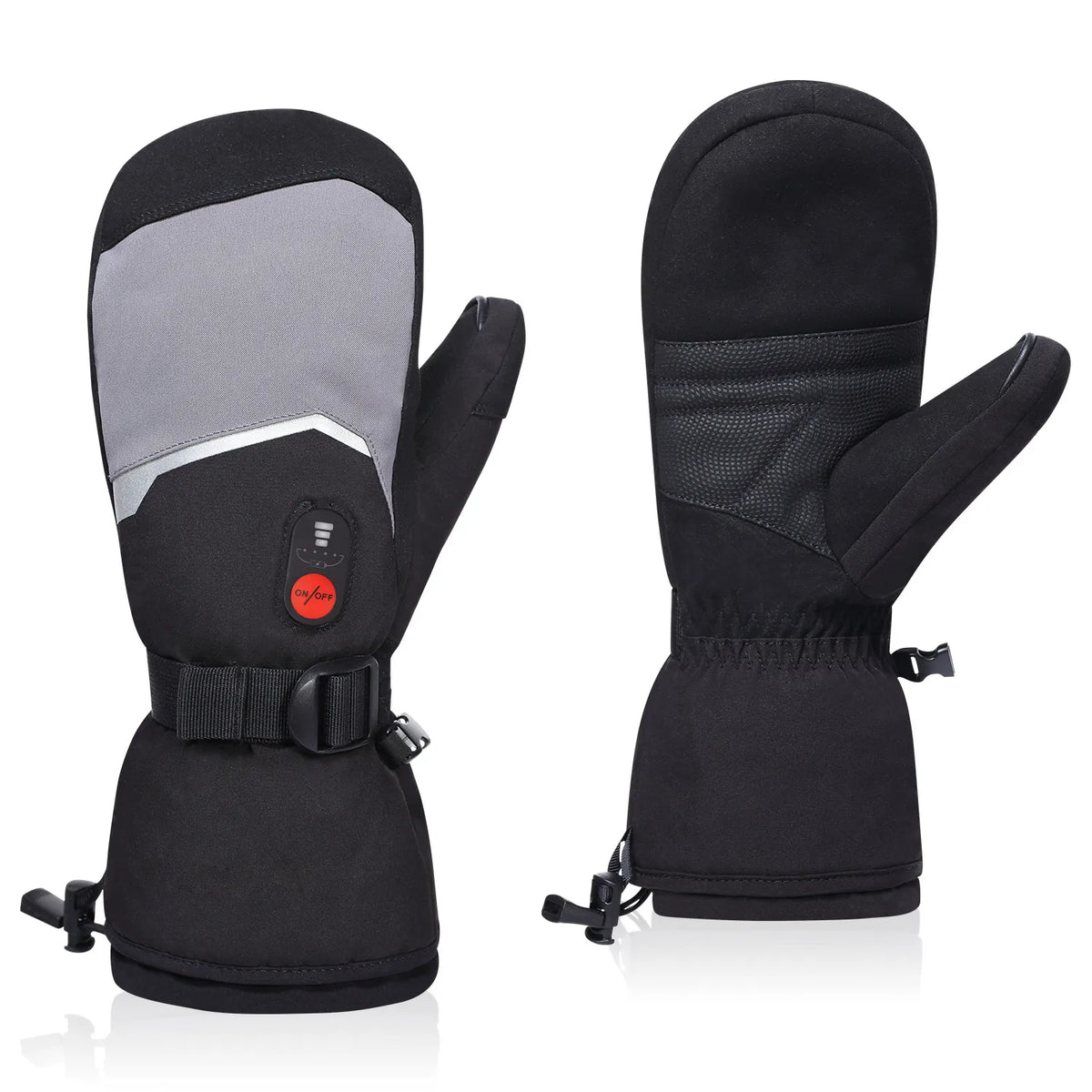Savior Heat Winter Ski Heated Gloves With Rechargeable Battery Heating Mittens for Men Women Keep Warm Outdoor Thermal Gloves