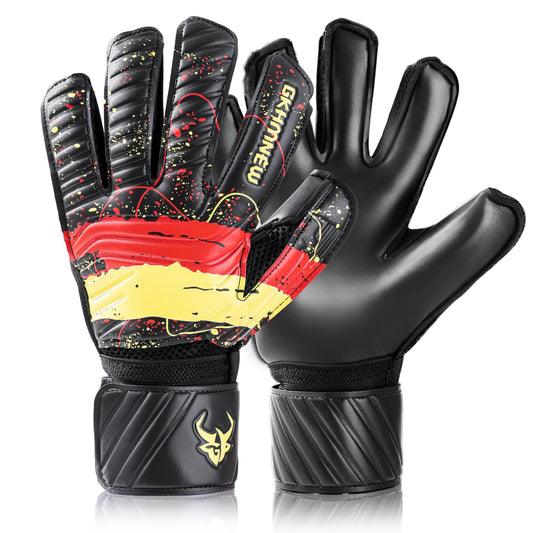 Goalkeeper Gloves for Adult & Youth – Soccer Goalie Gloves, Strong Latex Grip, Double Wrist Support & Breathable Mesh