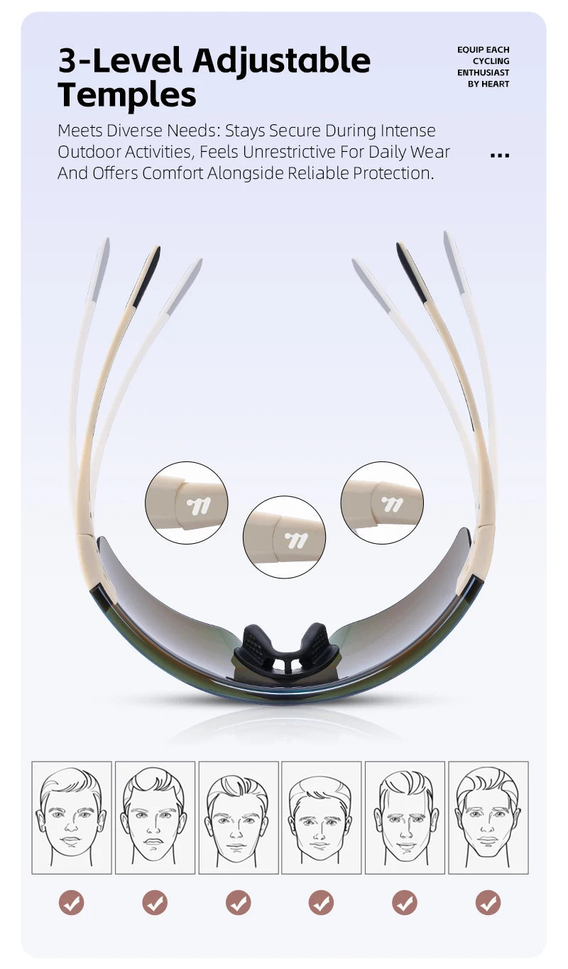 WEST BIKING Aero Beak Man Cycling Glasses Sports Sunglasses Road Bike Mountain TR90 Bicycle Glasses Riding Goggle Sports Eyewear