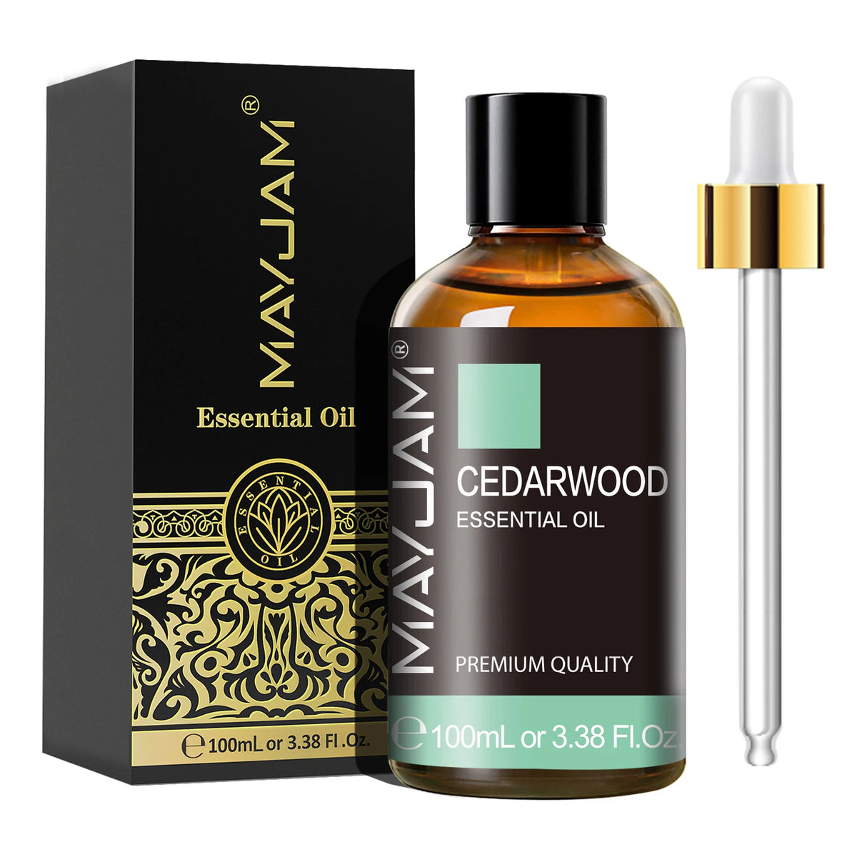 MAYJAM Lavender Vanilla Ylang Ylang Essential Oil Pure Natural Undiluted, 100ml Aroma Oil Peppermint Sandalwood Frankincense Rose Lemongrass Patchouli for Humidifier Diffuser Making Scented Candle ,Geranium Citronella Ginger
