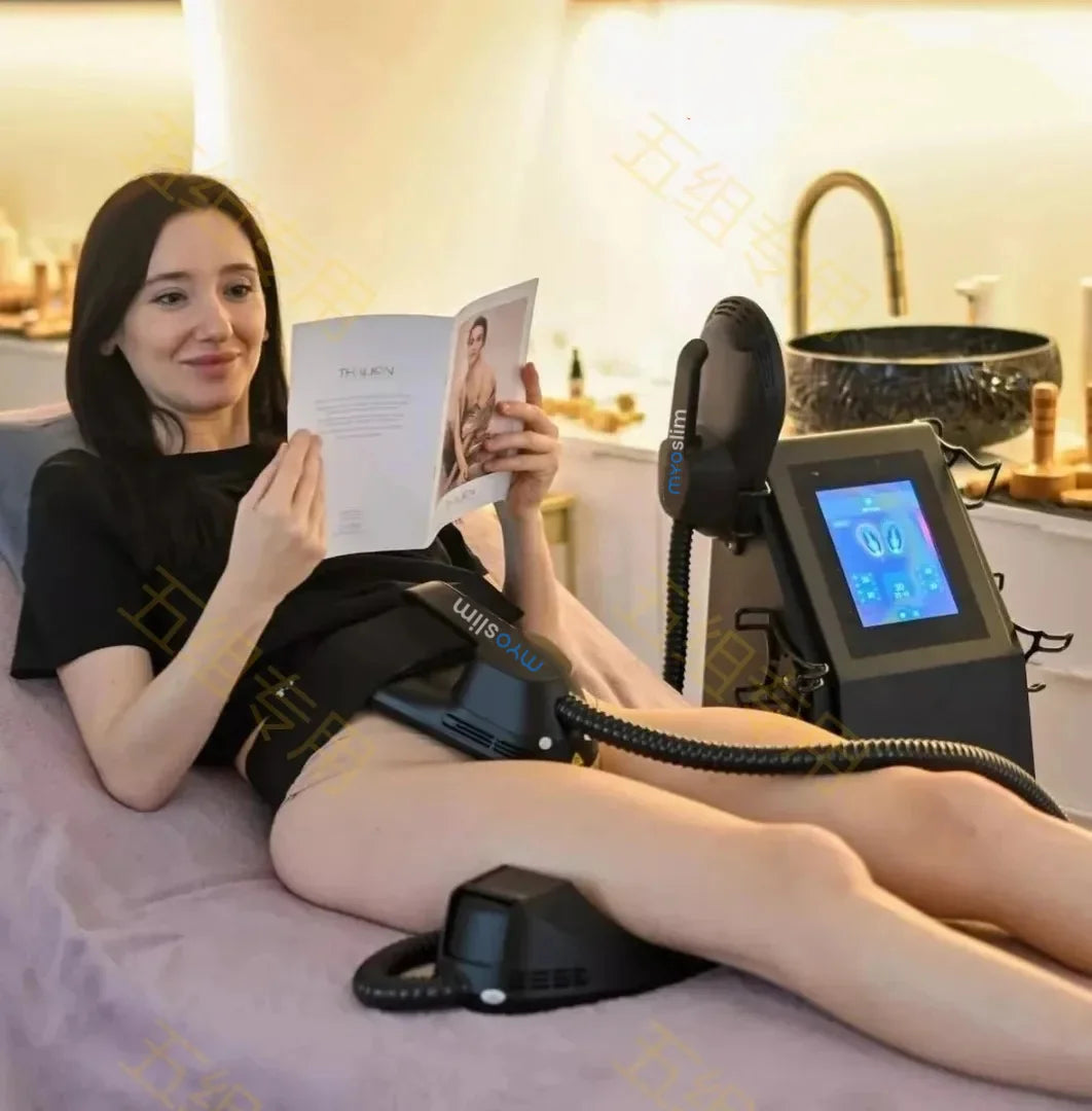 EMS Body Sculpting Machine MYOslim Muscle Building Fat Burning Abdominal Sculpting 15T 6500W Weight Lose Machine