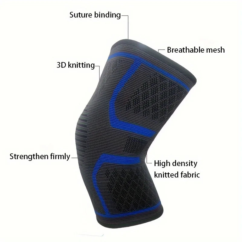 2pcs Elastic Knee Pads Breathable Comfortable and Warm Knee Pads Unisex Suitable for Fitness Training Work and Daily Life Christmas Thanksgiving Father's Day Gift