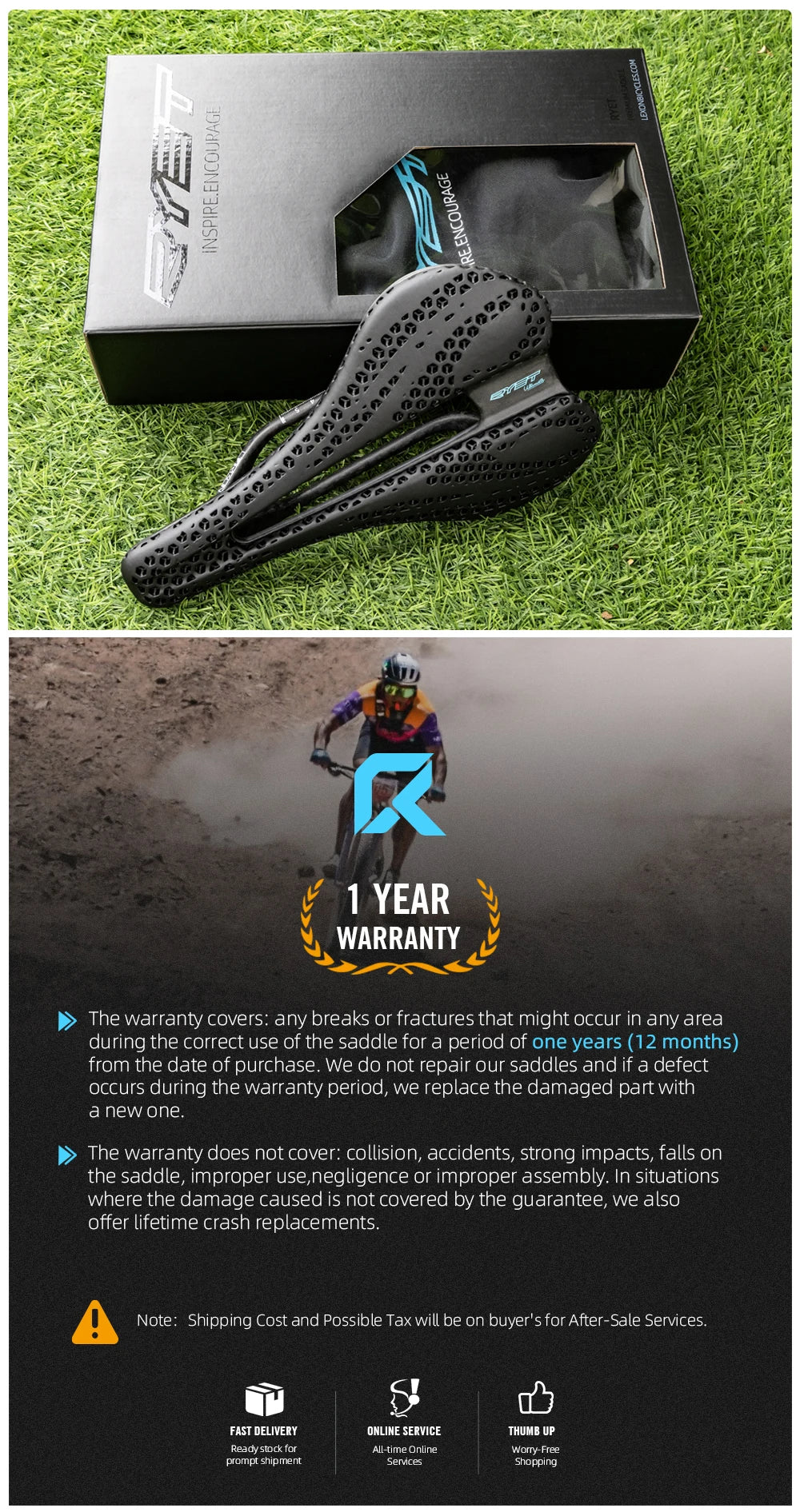 RYET Carbon 3D-printed Bike Saddle 7x7 Rail Saddle Men Women Triathlon Road MTB Mountain Gravel Cycling Saddle Ultralight 135g