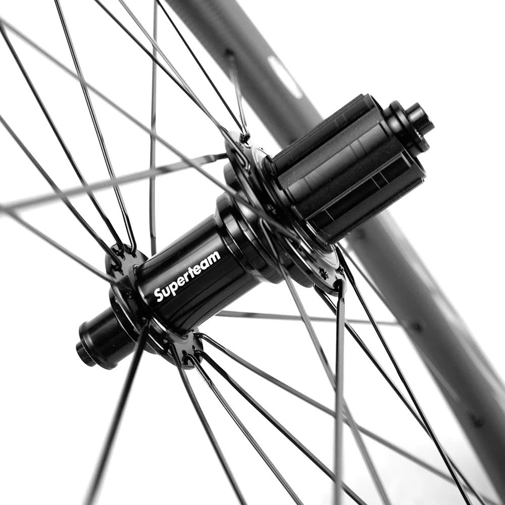 UCI Approved NEW SUPERTEAM Big Discount 50mm Tubeless Carbon Wheelset Road Bike Wheel 700C Carbon Bike Wheels High TG