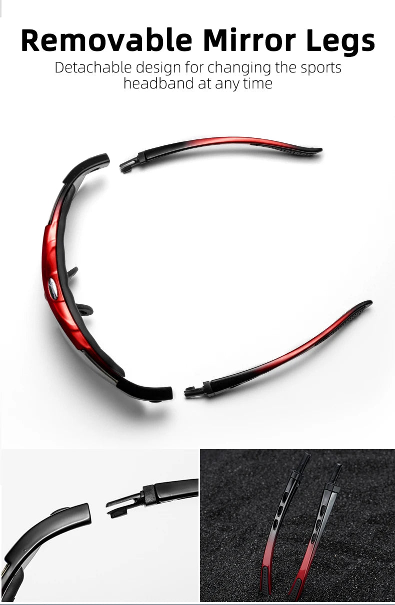 ROCKBROS Cycling Glasses Bike Bicycle Glasses MTB Road Cycling Glasses UV400 Sunglasses Myopia Frame MTB Mountain Bicycle Goggles