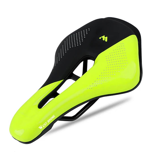 WEST BIKING Bicycle Saddle Hollow Breathable Road Bike Seat Ultralight Durable Shockproof Bicycle Seat Cushion Cycling Parts