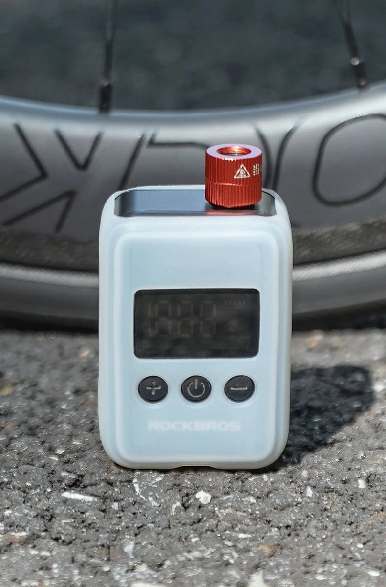 ROCKBROS Bicycle Pump 150PSI Portable Pocket Electric Air Pump Schrader Presta Valve MTB Rechargeable Compressor Tire Inflator