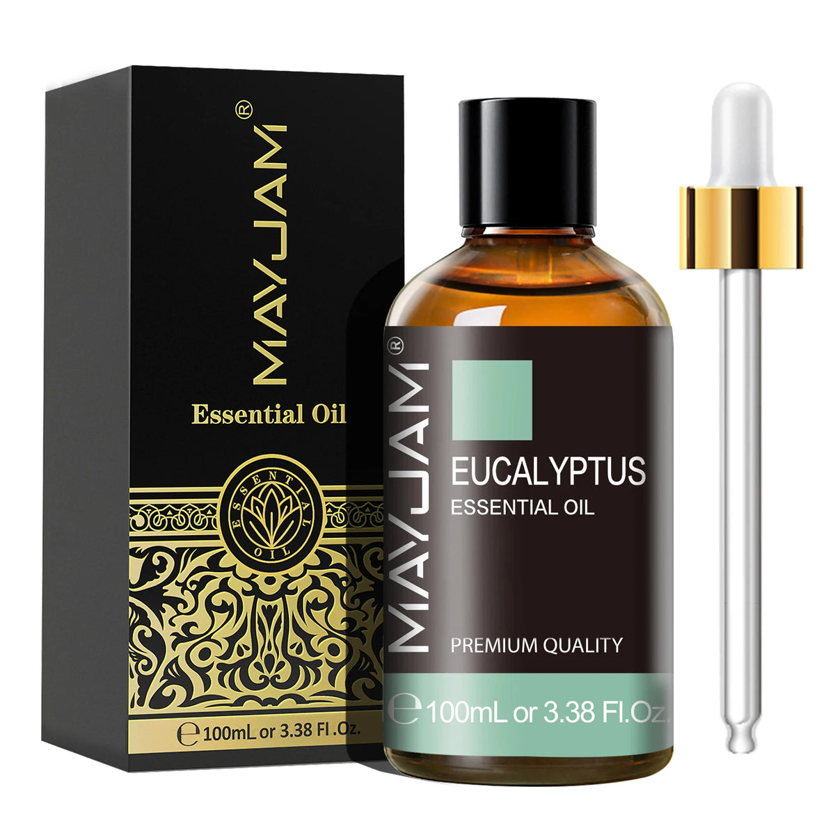 MAYJAM Lavender Vanilla Ylang Ylang Essential Oil Pure Natural Undiluted, 100ml Aroma Oil Peppermint Sandalwood Frankincense Rose Lemongrass Patchouli for Humidifier Diffuser Making Scented Candle ,Geranium Citronella Ginger