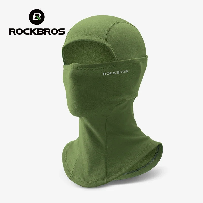 ROCKBROS Winte Maskr Balaclava Scarf Keep Warm Moto Cyling Mask Fishing Skiing Mask Bicycle Scarf Motorcycle Scarf Bike Hat