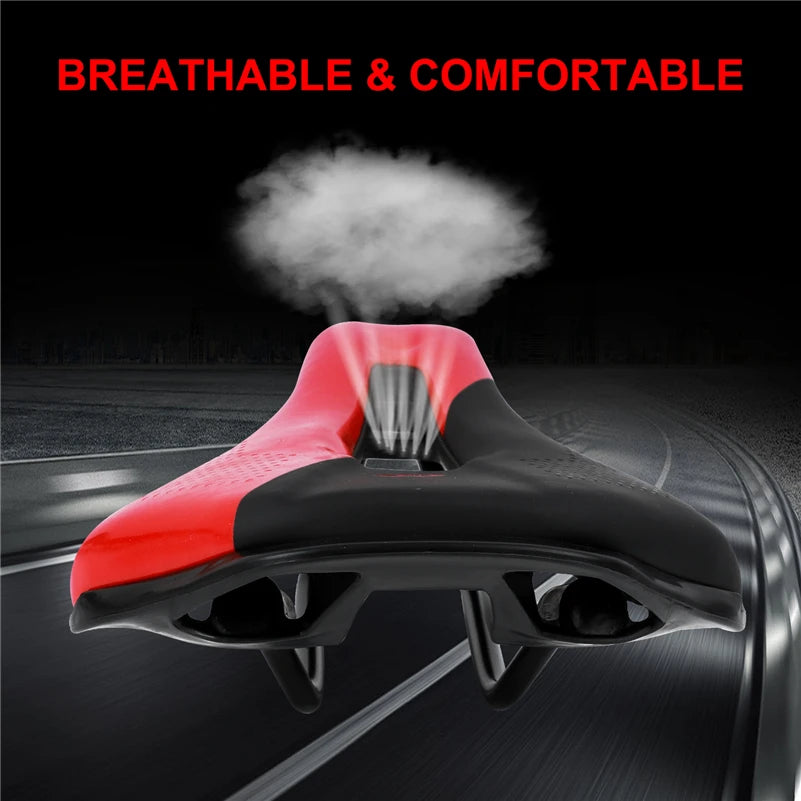 WEST BIKING Bicycle Saddle Hollow Breathable Road Bike Seat Ultralight Durable Shockproof Bicycle Seat Cushion Cycling Parts