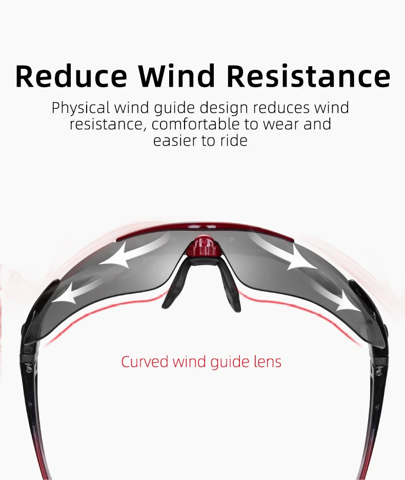 ROCKBROS Cycling Glasses Bike Bicycle Glasses MTB Road Cycling Glasses UV400 Sunglasses Myopia Frame MTB Mountain Bicycle Goggles