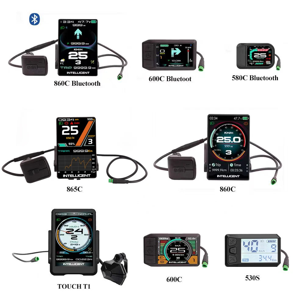 BAFANG CAN-protocol 860C 600C, LCD Display, Killswitch, Triangle Plug, Electric Bike Instrument BBS M Series , Motor, Bluetooth